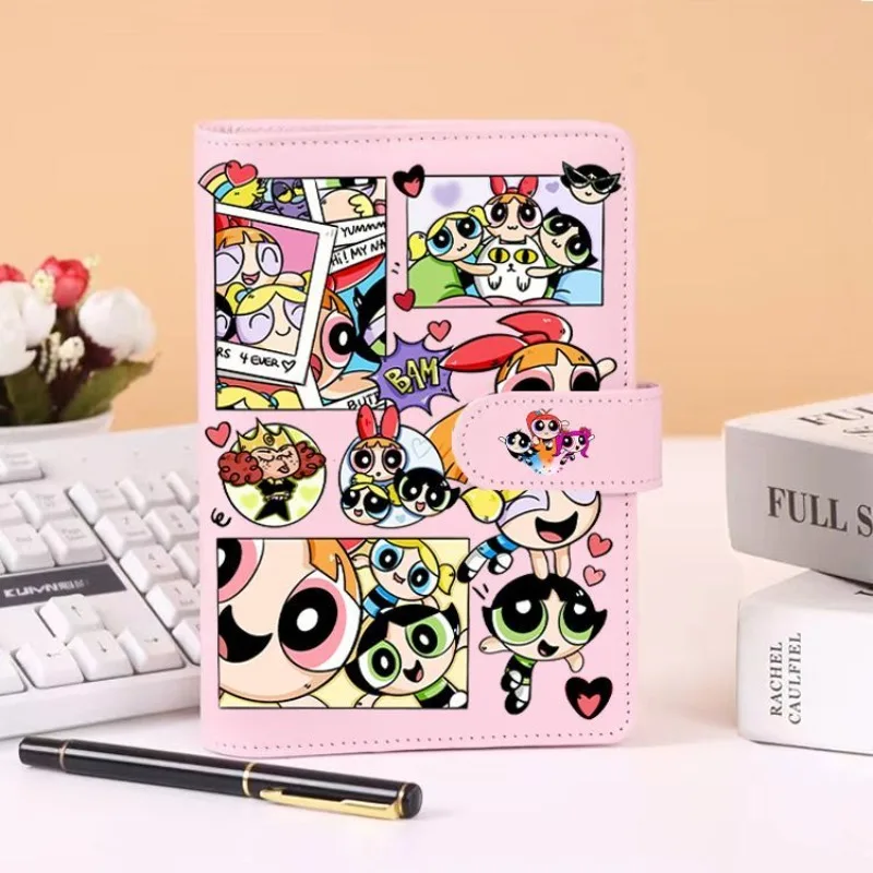 The Powerpuff Girls themed notebook, cute cartoon notebook for boys and girls, a floral journal, gift for friends' birthdays view 2