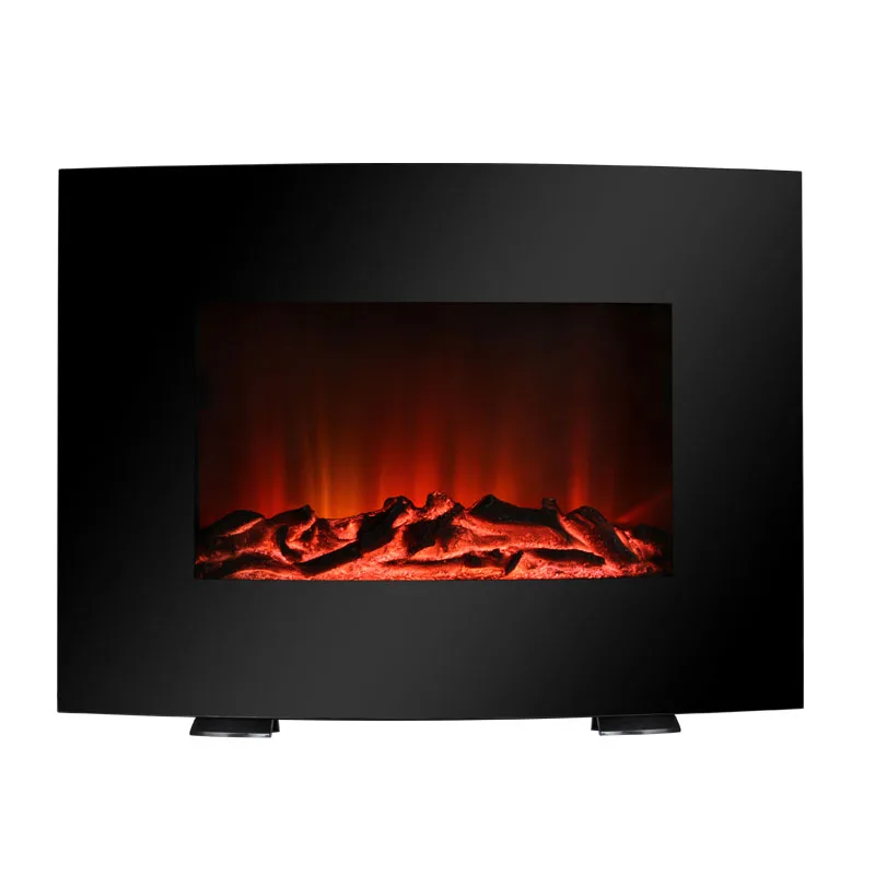 Wall Mounted Freestanding Fireplace 22 Inch Curved With Remote Control WFP-22C