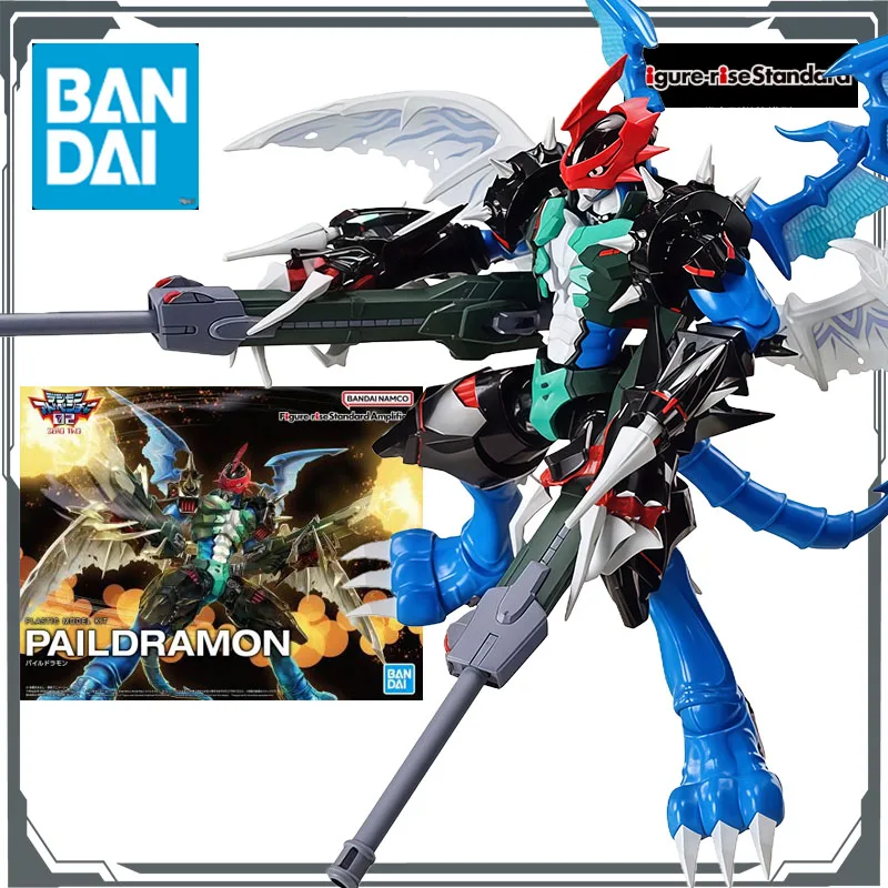 

Bandai Original MODEL KIT Figure-rise Standard Paildramon Anime Action Figure Assembly Model Toys Model Gifts for Boys