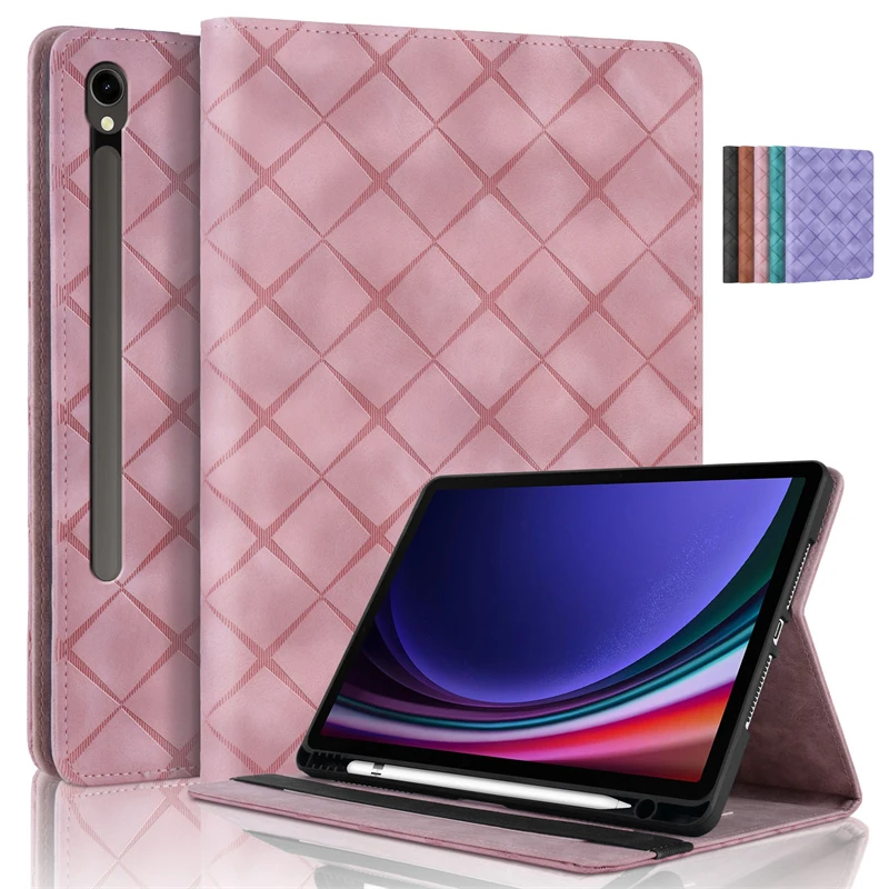 

Funda For Samsung Tab S9 FE Case with Pencil Holder Flip Wallet Stand Tablet Coque For Galaxy Tab S9 S9 FE Case Cover 10.9 inch