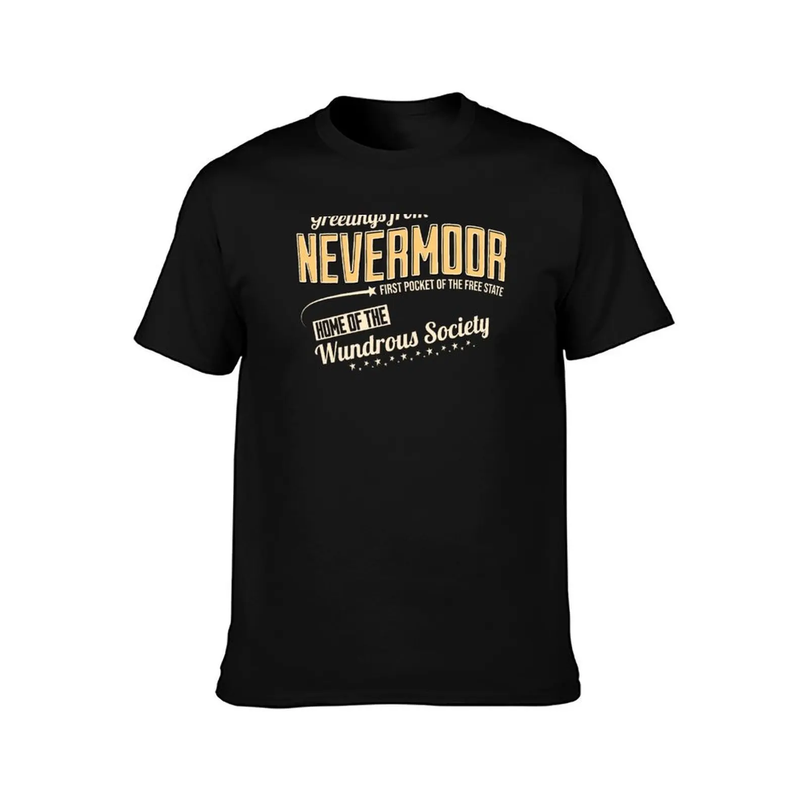 Greetings From Nevermoor T-Shirt Summer Casual Cotton Tee Oversized Streetwear Tops Vintage Graphic Print Unisex Men Women