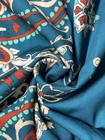 Spring Autumn plus Size New Vintage Print Elegant Holiday Style Dress Middle East Robe Ethnic Long Sleeve V-Neck Belted Commute - Image 6