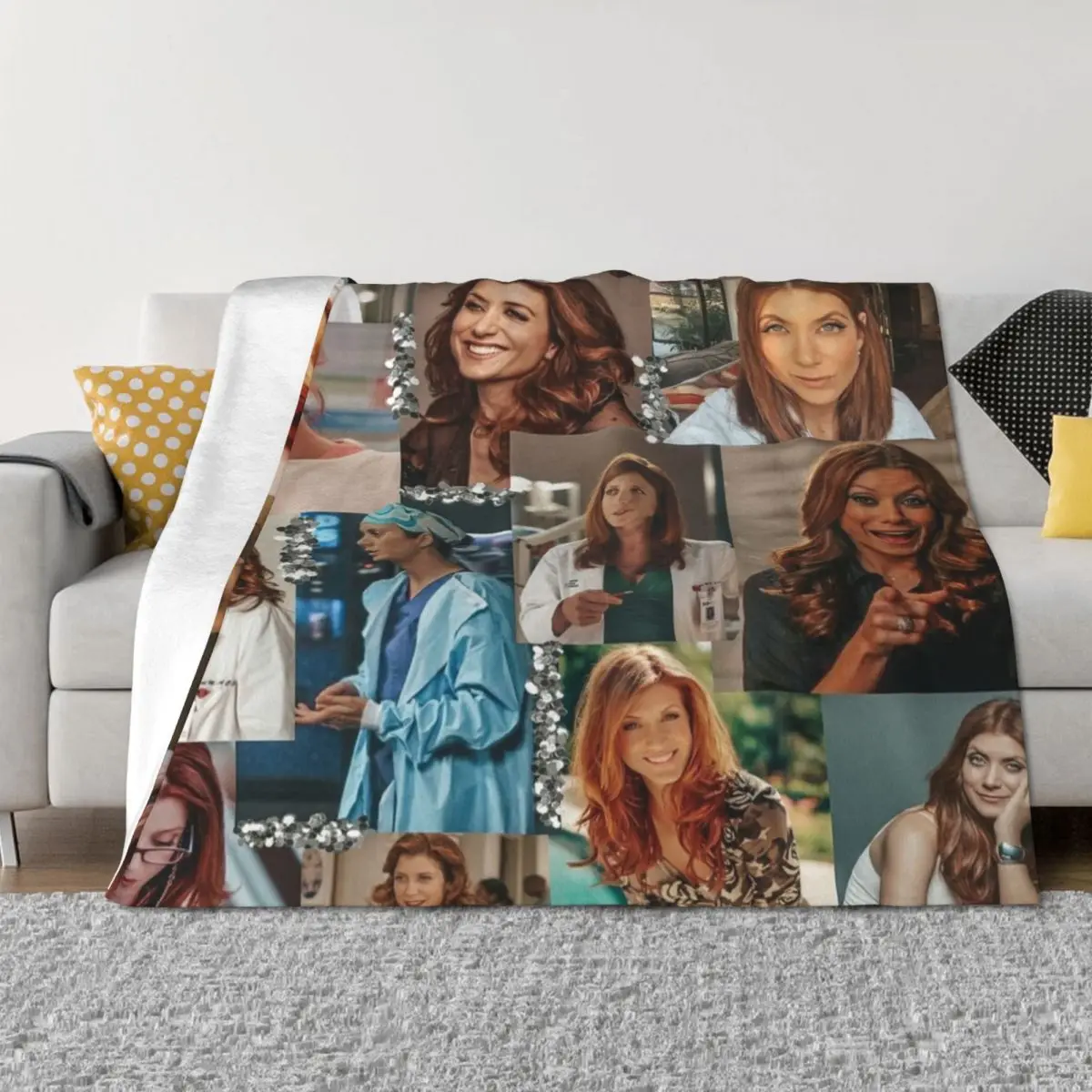 

addison montgomery collage :) Throw Blanket Stuffeds Soft Sofa Blankets