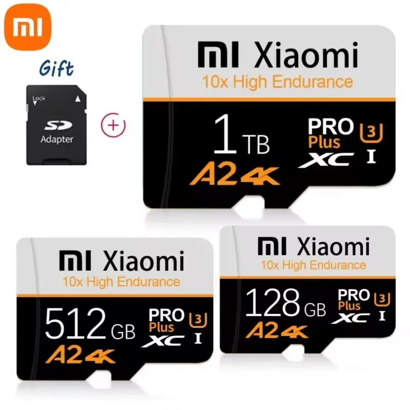 Xiaomi 128GB 256G SD Memory Card 1TB Class 10 High Speed Flash TF 2TB SD Card Micro TF SD Card 512GB For Nintendo Switch ps vita