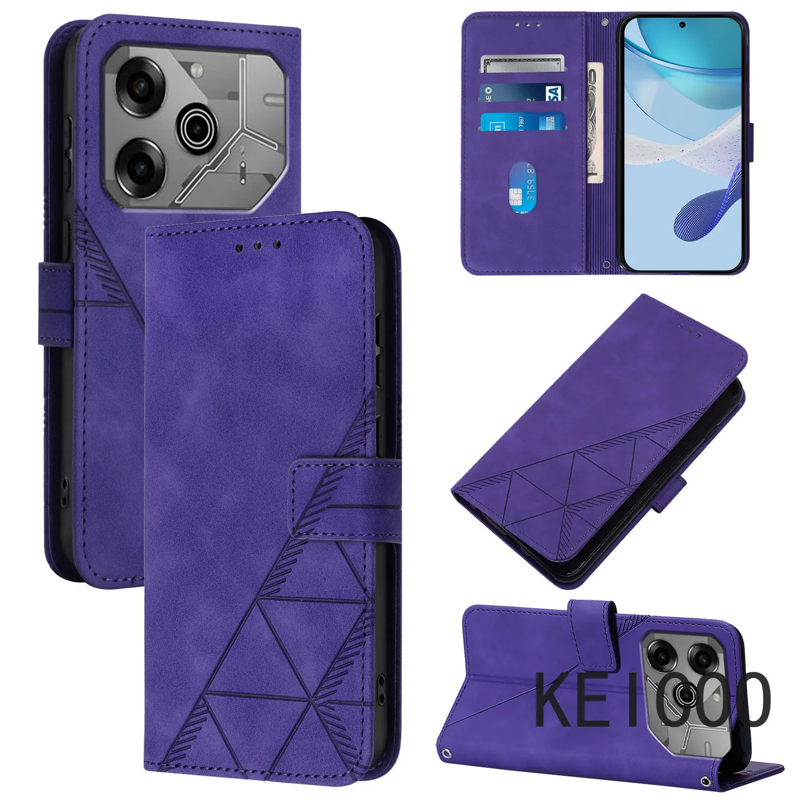 shockproof Shell for Tecno Pova Camon 19 6 Neo three-dimensional patterned case Dustproof Anti-Scratch Stand Function Covers