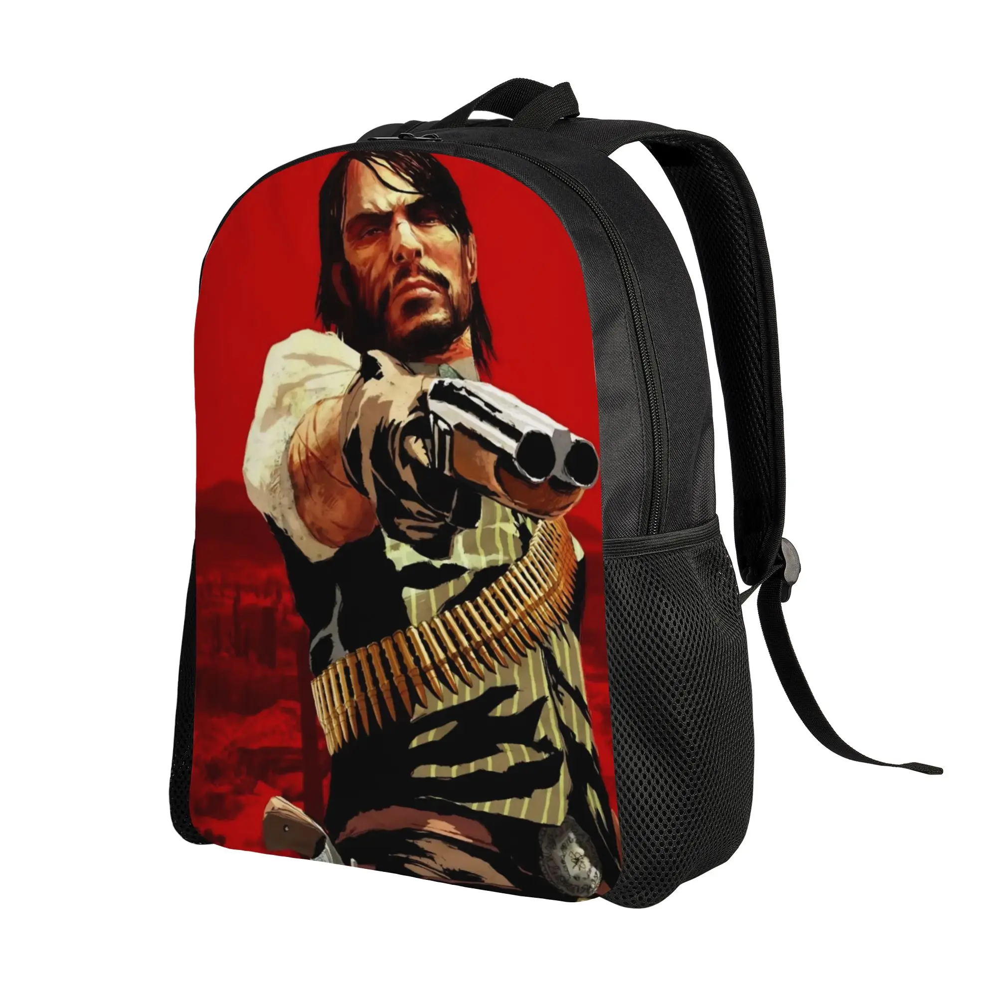 Red Dead Redemptions Backpack for Men Women High School Hiking Travel Daypack John Jack Arthur College Canvas Bags Sports