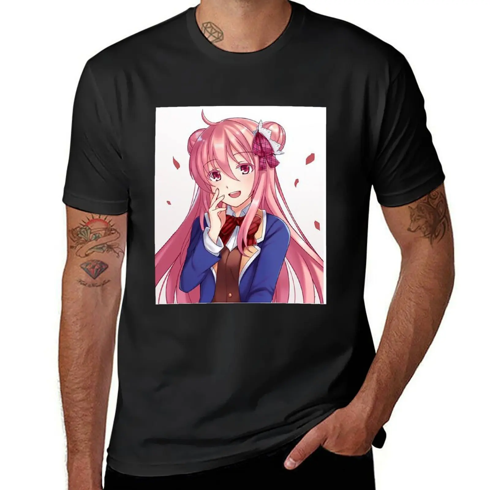 

Satou Matsuzaka T-Shirt kawaii clothes anime Louboutins cute tops funny t shirts men