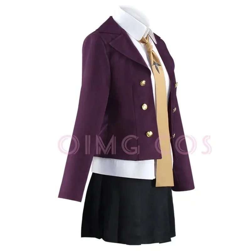 Bear's Den Danganronpa kirigiri kyoko คอสเพลย์เครื่องแต่งกายชุดวิกผมอะนิเมะฮาโลวีนเครื่องแต่งกายสําหรับเสื้อผ้าผู้หญิงใหม่ 2025
