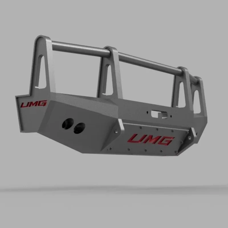 Bumper przedni typu bull bar w stylu australijskim do Crossrc 1:10 NT4 & NT6 Unimock RC Crawler, wysoka wytrzymałość, odporność, części do tuningu symulacyjnego.