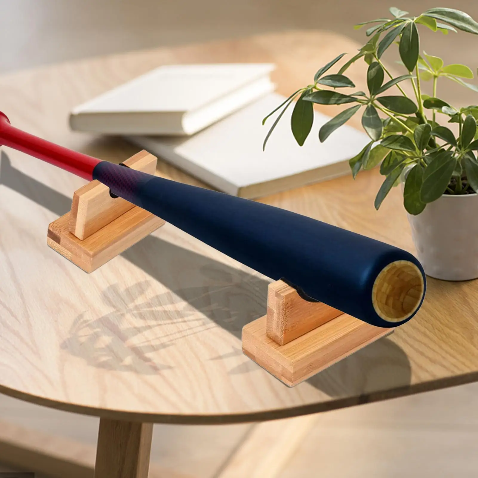 

Baseball Bat Organizer 1 Pair Stable Wood Baseball Bat Holder Display Holder Wooden Accessories Organizers