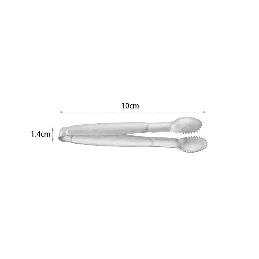 Small Stainless Steel Bar Utensil Tea Dessert Coffee Food Serving Clip Kitchen Accessories Cube Sugar Tongs Ice Tongs