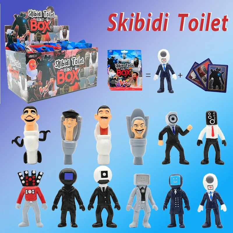 

Skibidi Toilet Figure Mystery Box Blind Box Toys Gifts for Kids Fans Adults Birthday Christmas Figure Decorative Gifts