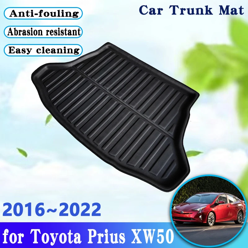 

Car Trunk Storage Pad for Toyota Prius XW50 2016~2022 2021 EVA Material Cargo Liner Trunk Mat Waterproof Tray Carpet Accessories