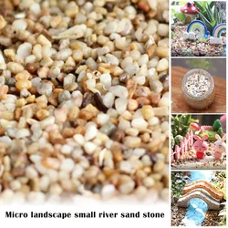 20g Natural Fine Gravel Fish Tank Bottom Sand Aquarium Micro Moss Landscape Decor Garden Succulent Plants DIY Accessories