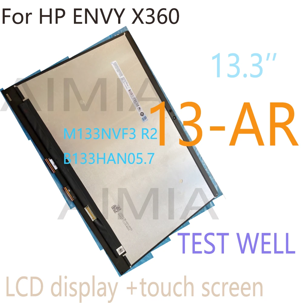 Original 13.3 Inch Laptop Screen For HP ENVY X360 13-AR M133NVF3 R2 B133HAN05.7 LCD Display Touch Screen Assembly 1920*1080