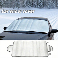150cm x 70cm Universal Car Front Windshield Cover Auto Sunshade Snow Ice Protection Cover Winter Summer Windshield Shield