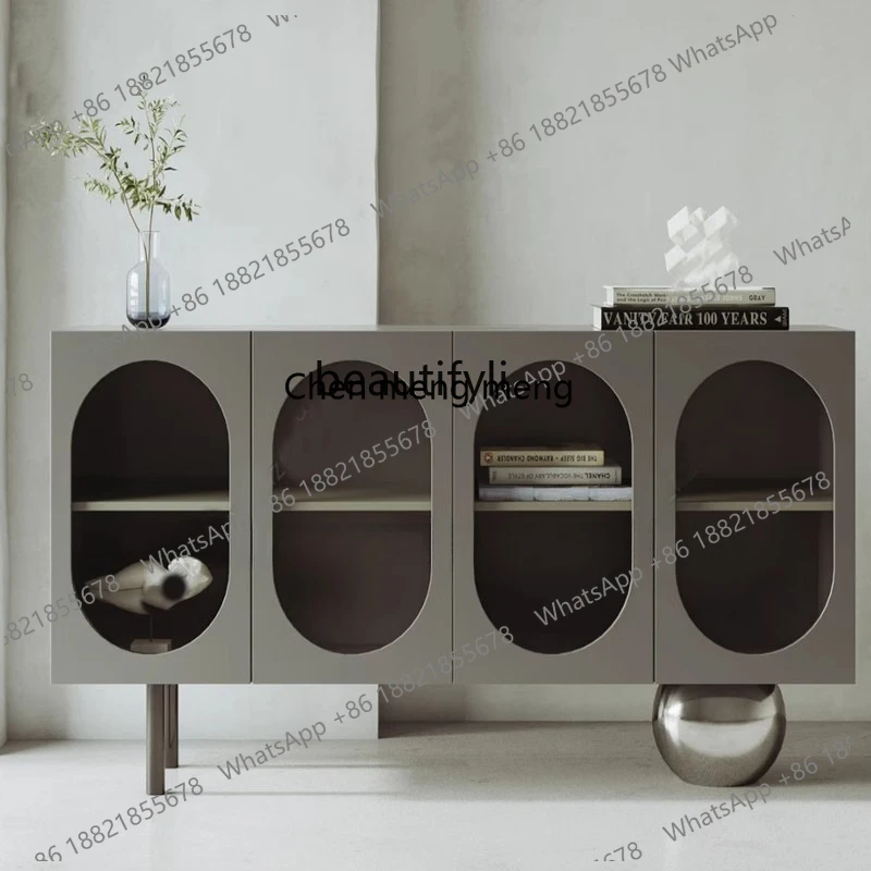 Sideboard Cabinet Tea Cabinet Entrance Cabinet Locker Simple Modern Paint