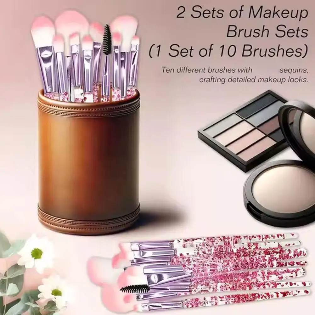 Professional Makeup Brushes Set10pcs Makeup Brush Foundation Powder Eyeshadow Liner Highlighter Make Up Tools