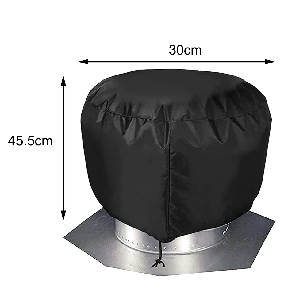 Turbine Roof Vent Cover Heavy Duty Turbine Ventilator Protector Shield  Oxford Roof Ventilation Cover W/Adjustable Drawstring