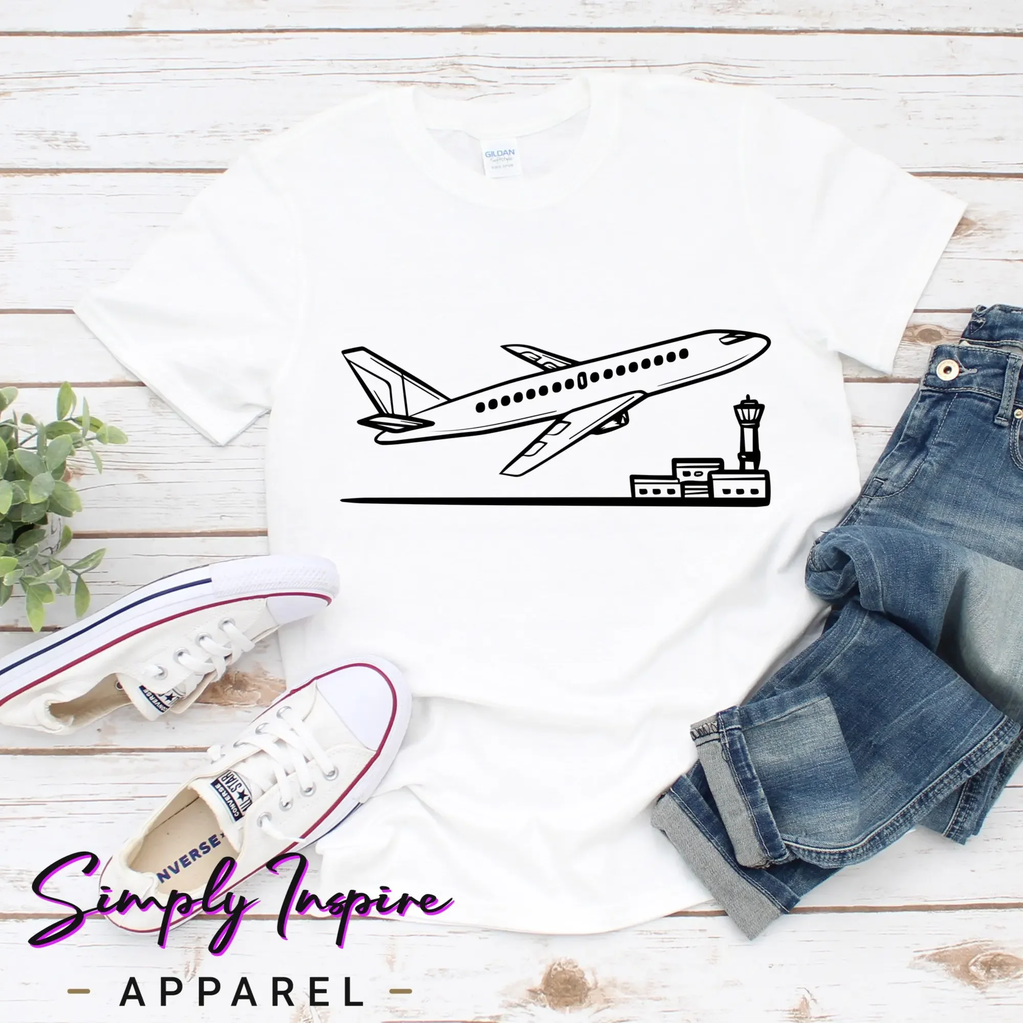 Airplane T Shirt S For Pilots Flying Plane Aviation Travel S Sweat