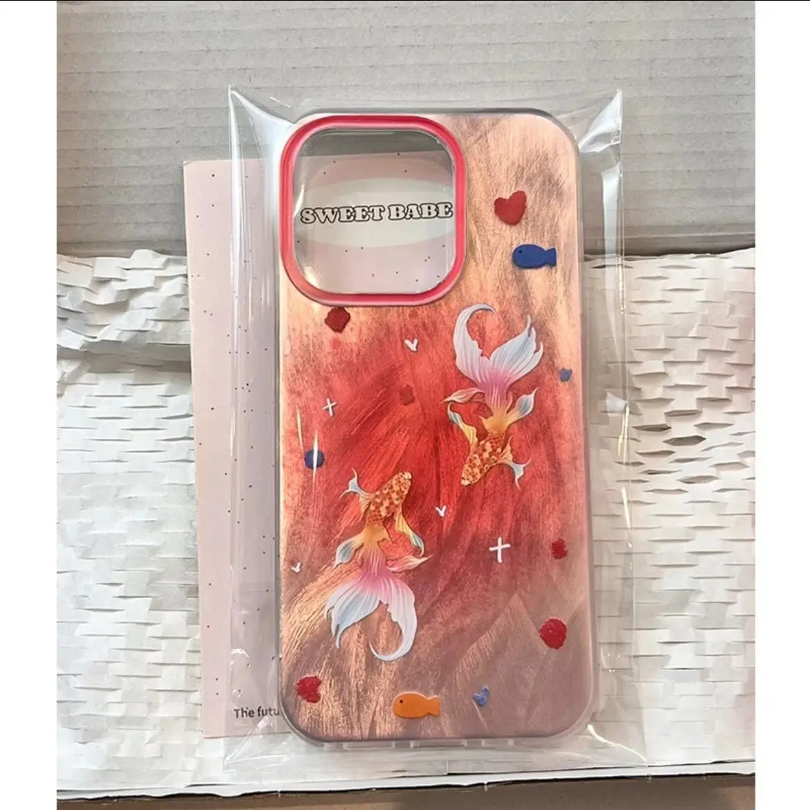 

Новый чехол для телефона с градиентным принтом Koi для iPhone 16, 15, 14, 13, 12, 11, 8, 7, X, XS, XR, Mini, Pro, Max, Plus, защитный чехол