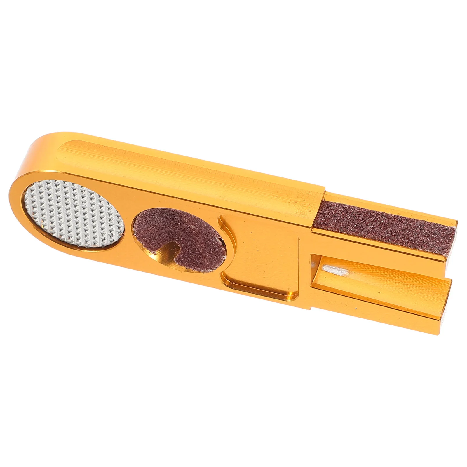 

Aluminum Pool Cue Tip Shaper Multifunctional Billiards Trimmer Repair Tool Durable Material Easy to Use Portable Table