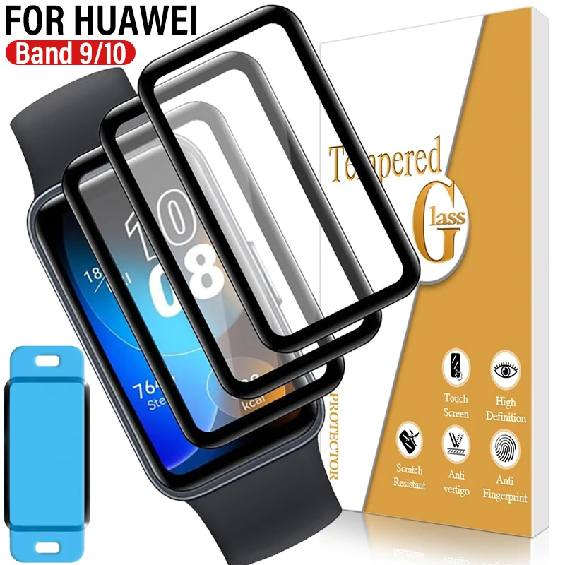 

3D изогнутая защитная пленка с полным покрытием для Huawei Band 9 10 Band9 Band10 Smartwatch Мягкая защитная пленка из ПММА Легкая установка