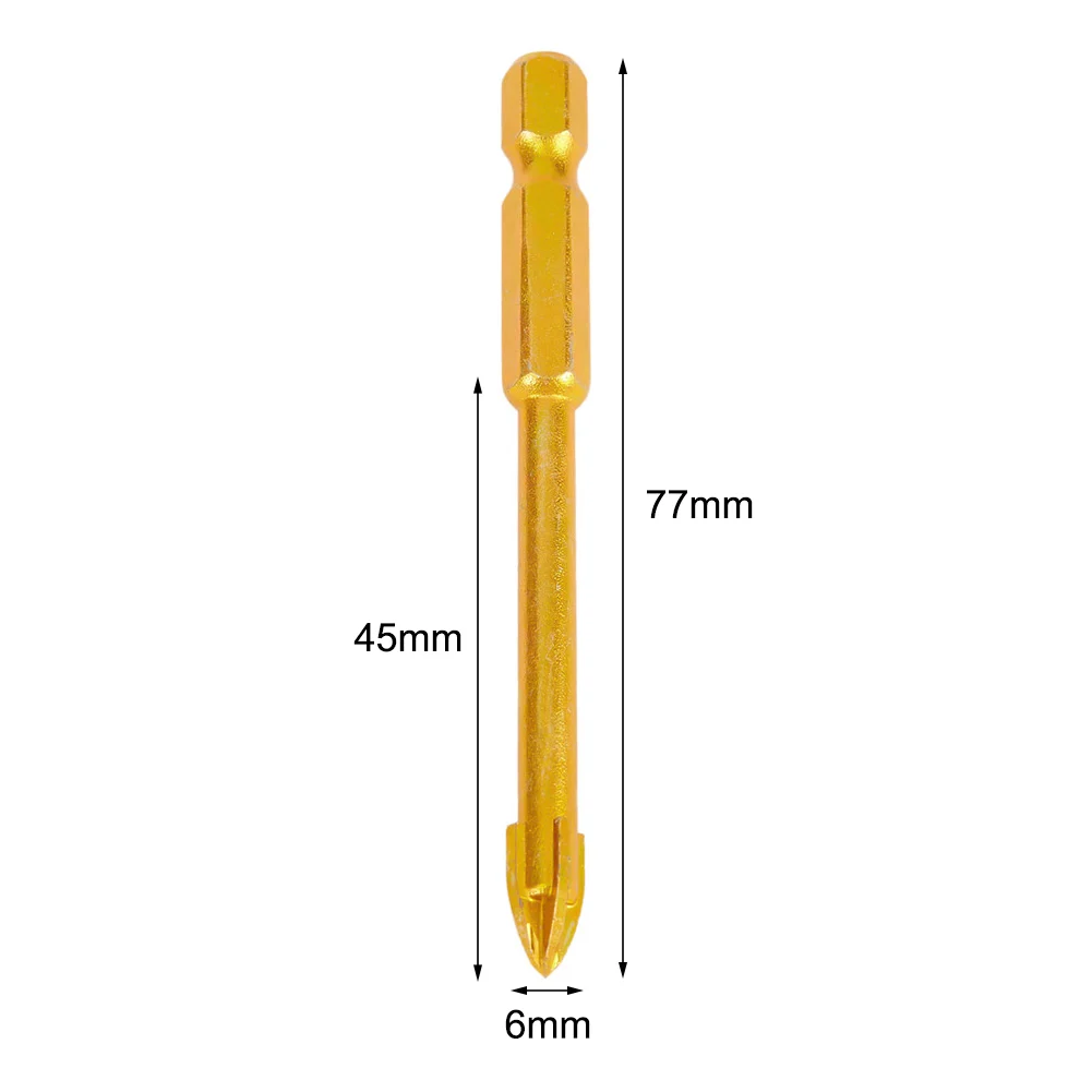 Steel YG6 For ordinary drilling hammer Strong toughness Set 6MM for cross Head Drill Bit NEW High quality  Steel