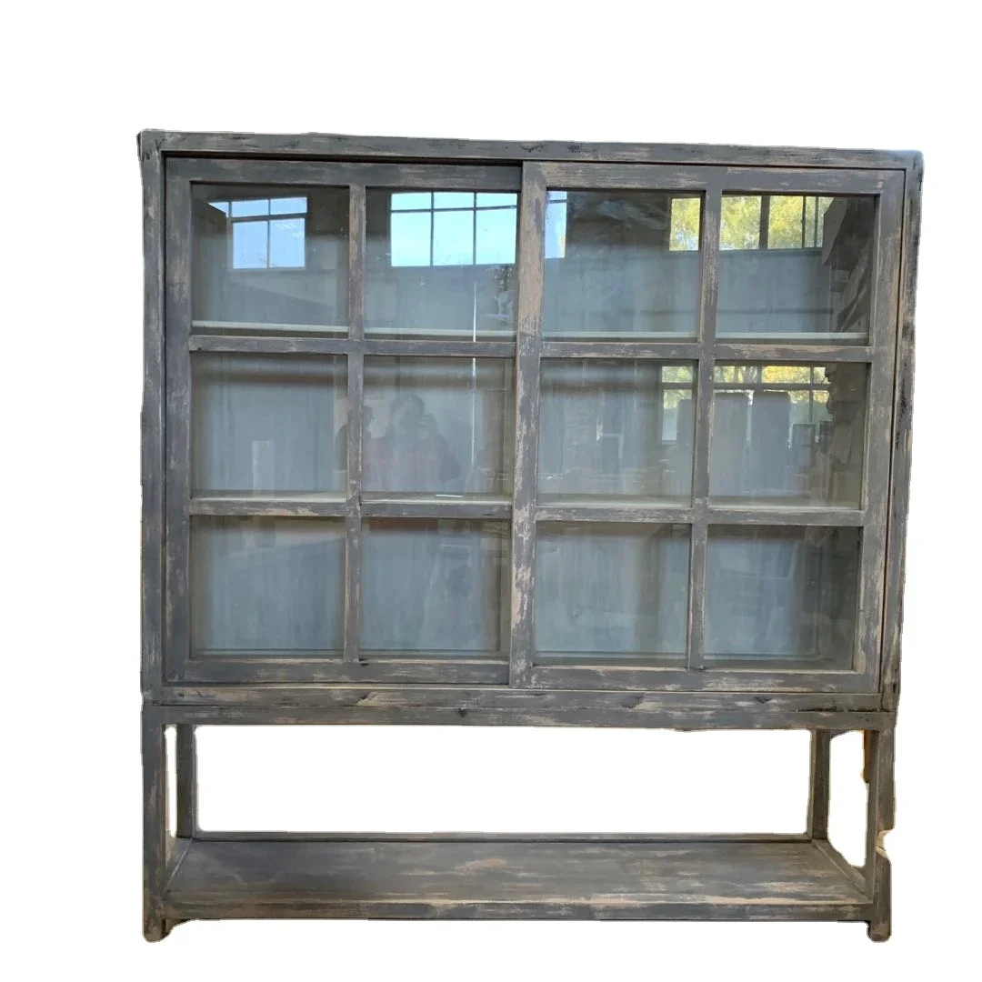 # for Popular Selling Glass Display Cabinet Glass Bookshelf  Europe Style Cabinet