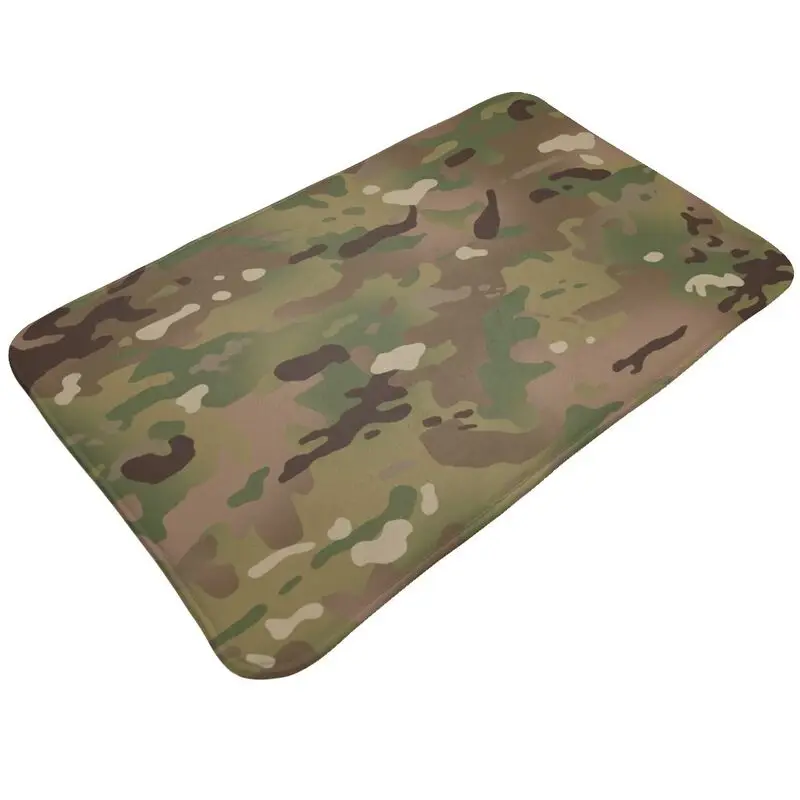 Custom Camouflage Pattern Doormat Mat Anti-Slip Camo Kitchen Bath Bedroom Rug Carpet 40*60cm