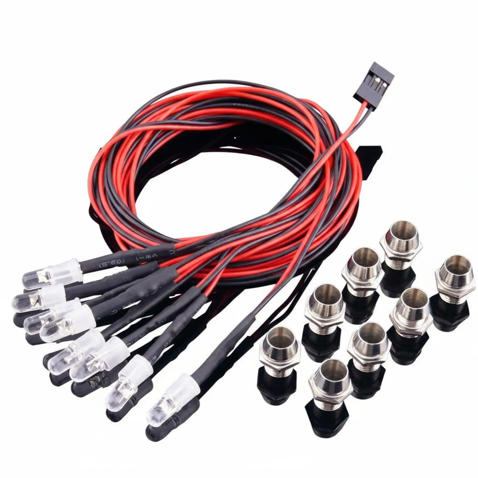 Universal RC Car Headlight and Rear Light Kit for Model Making
