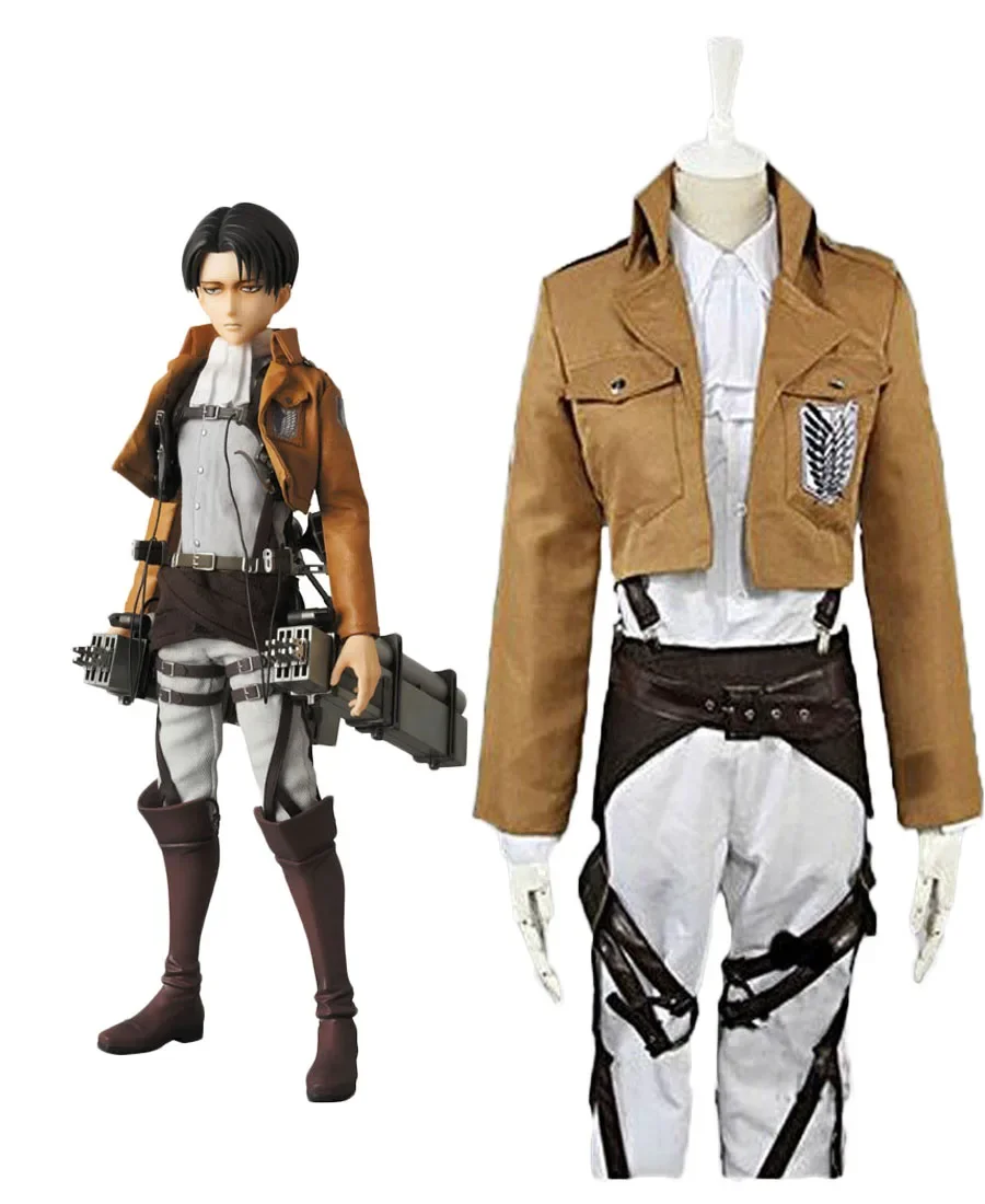 

Levi Ackerman Cosplay Attack On Titan Levi Ackerman the Recon Corps Cosplay costume Custom Made