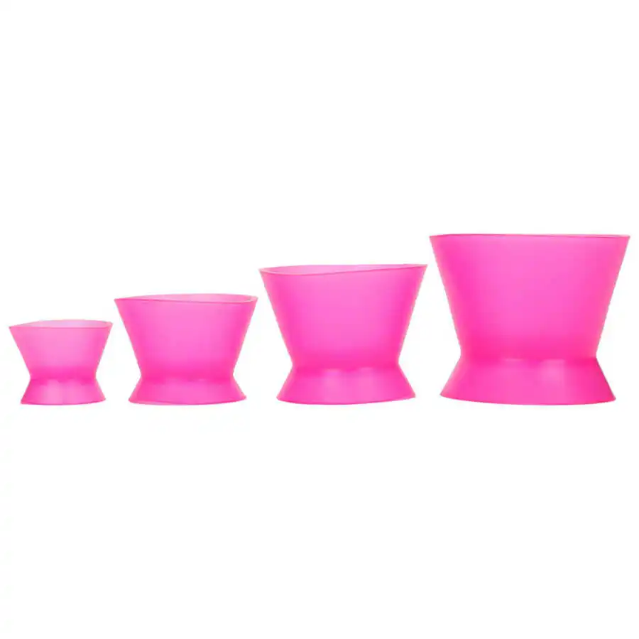 4pcs Dental Mixing Cup Reusable Medical Silicone Dental Mixing Bowl for Mixing Facial Mask Painting Paint Mix Set Oral Care Tool