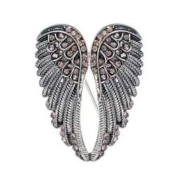 Temperament Crystal Moon Brooch Women's Sweater Autumn Winter Accessories Wild Atmosphere Pin Simple Personality Accessories