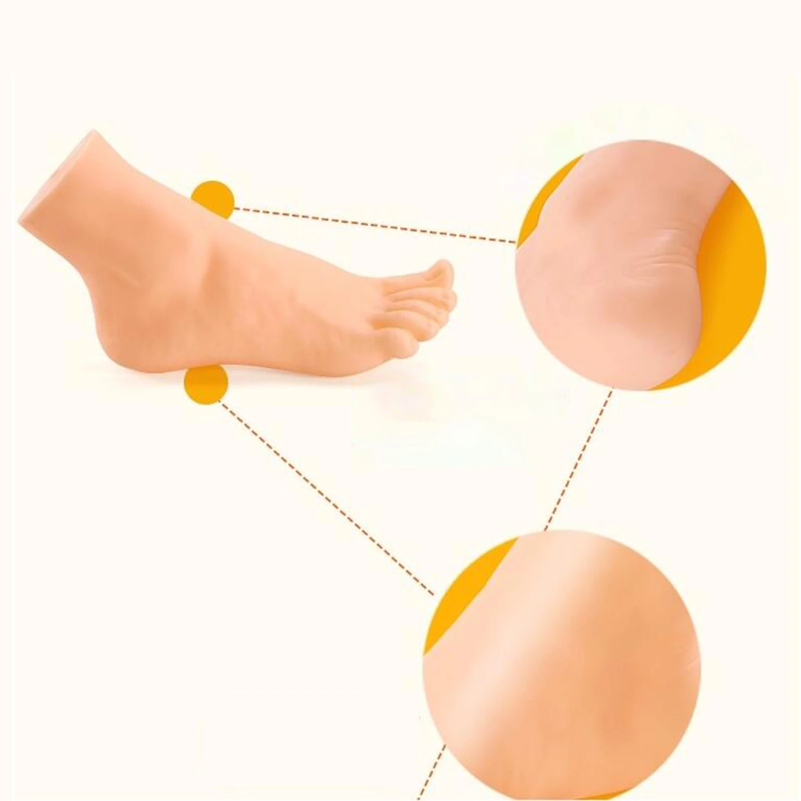 Mannequin Foot Model Foot Display Ankle Bracelet Shoes Socks Simulation for Stocking Toe Chain Shoes Display Stand Bracelet Mode