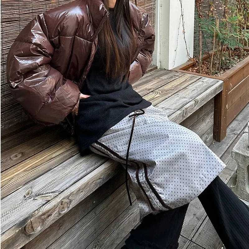 Y2K Fungus Edge Pants Women 4 Season Korea Ins Harajuku Japan Fungus Lace Solid Color Trumpet Slim Fit Elastic Loose Pants New