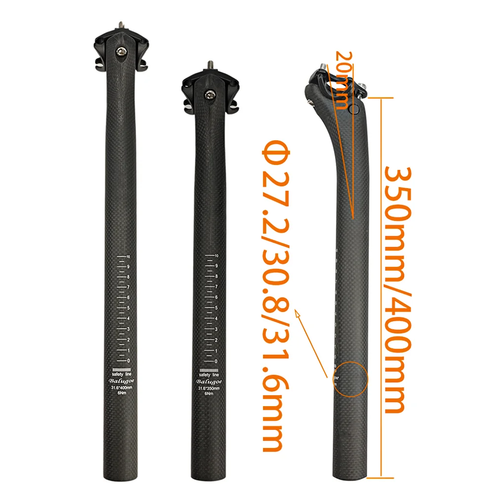 

Велосипедная подседельная труба BALUGOE из карбона для горных и шоссейных велосипедов, 20 мм, обратное крепление, 27.2/30.8/31.6 мм, 7*7, 7*9