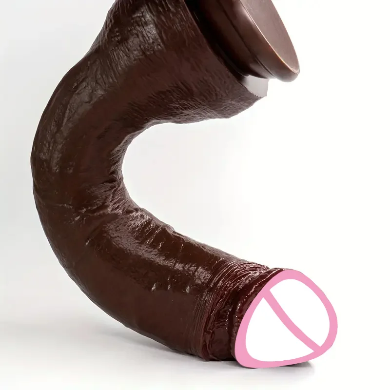 Super Long Skin Dildo Silicone Penis Realistic Cock For Women Masturbator Makeup Penetration Anal Strapon Dick Adults Sex Toys - Image 4