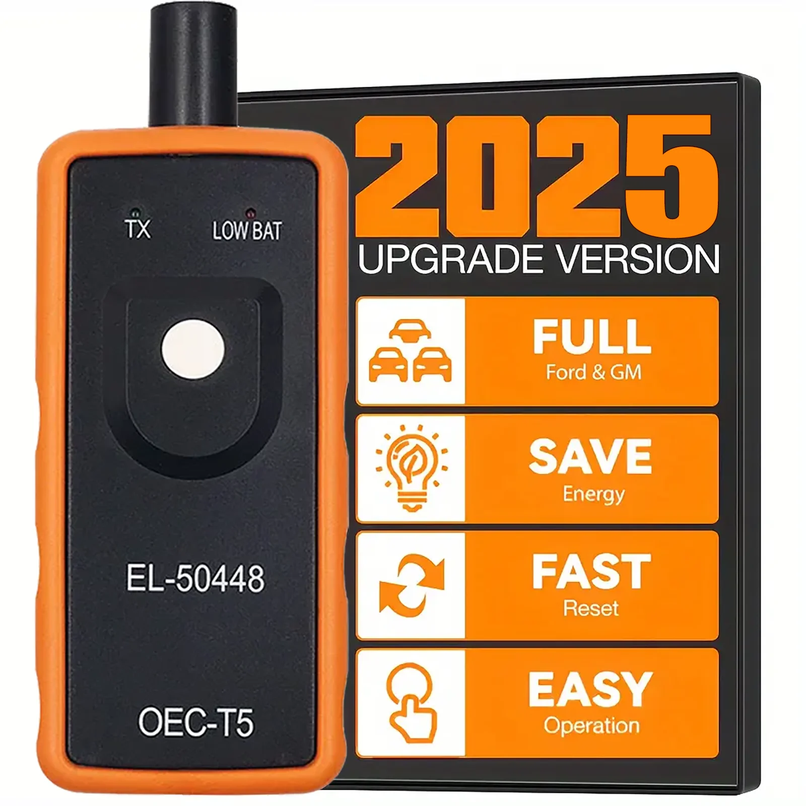 

Automotive TPMS EL-50448 OEC-T5 Tire Pressure Monitoring System EL50448 TPMS Reset Tool For General Motors Automotive Tire Press