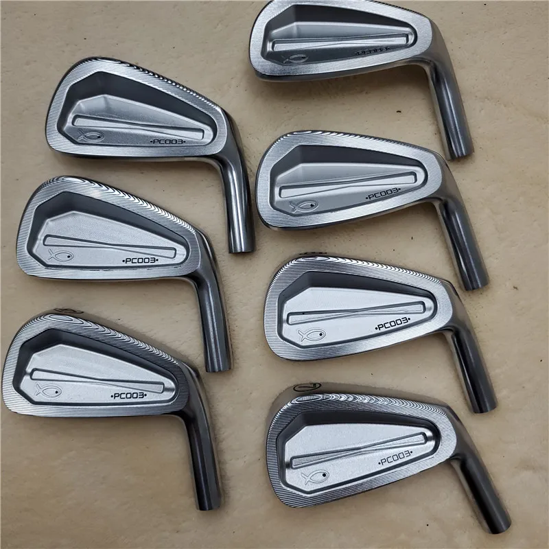 Golf irons PC003 Irons Forged Golf Club Set Silver Heads Iron Set(4,5,6,7,8,9,P)7pcs  Men Expert pro golf iron Set