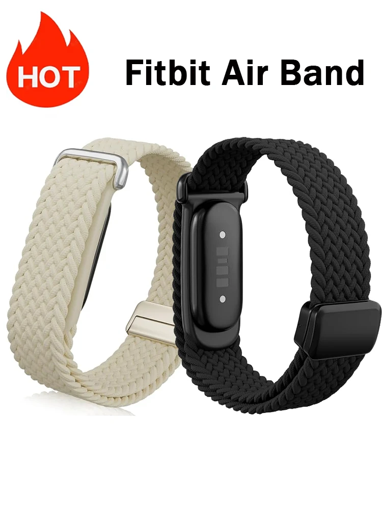 für Google Fitbit Air Smart Band Zubehör Elastisches Stoff-Nylon Sport-Armband Armband Correa Schutz-Fitbit-Air-Riemen