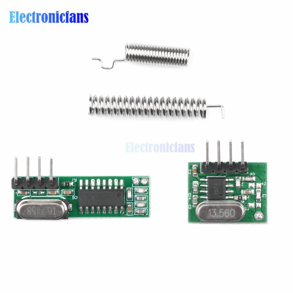 RF Receiver and Transmitter Module DIY Kit 433Mhz Super Outlier RF Module