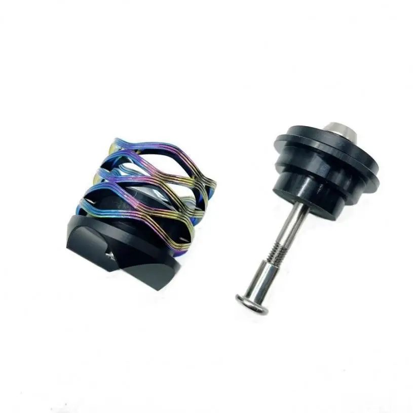 Litepro Für Brompton T/Pline Faltrad Hinten Stoßdämpfer Klapp Fahrrad Titan Achse Upgrade Federung – Detail 4