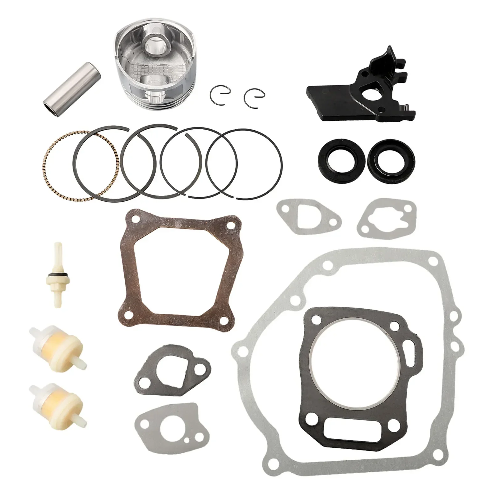 Aftermarket Piston Gaskets Oil Seal Fuel Filter Kit for GX160 GX200 Engines Maximum Performance and Durability