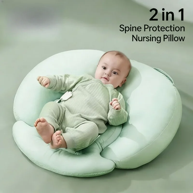 2-in-1 Slope Pillow Nursing Pillow Baby Multi Functional Lying Feeding Pillow Cushion Anti Spit Bed Maternal Child Supplies
