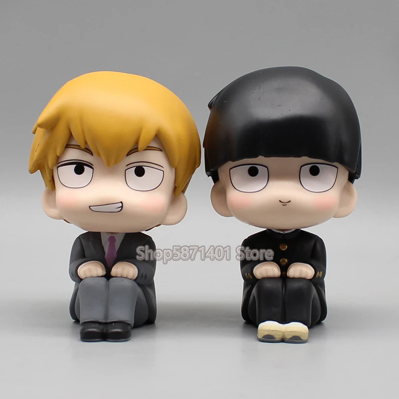 10 cm Anime Mob Psycho 100 Figurki Lookup LK Reigen Arataka Kageyama Shigeo Figurki akcji PVC Kolekcja Model Zabawka Prezent urodzinowy