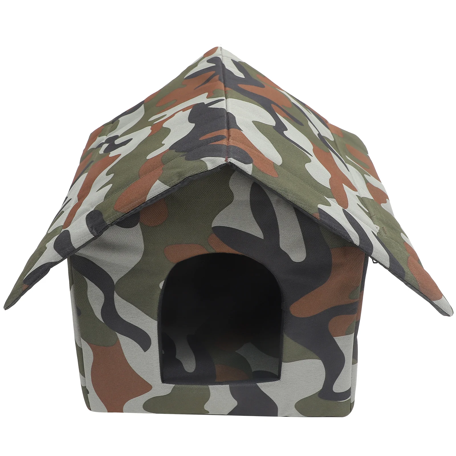 

Winter Cat House Outdoor Small Size Colorful Pink Cloth Weatherproof Insulated Shelter For Cats Outside Dog House