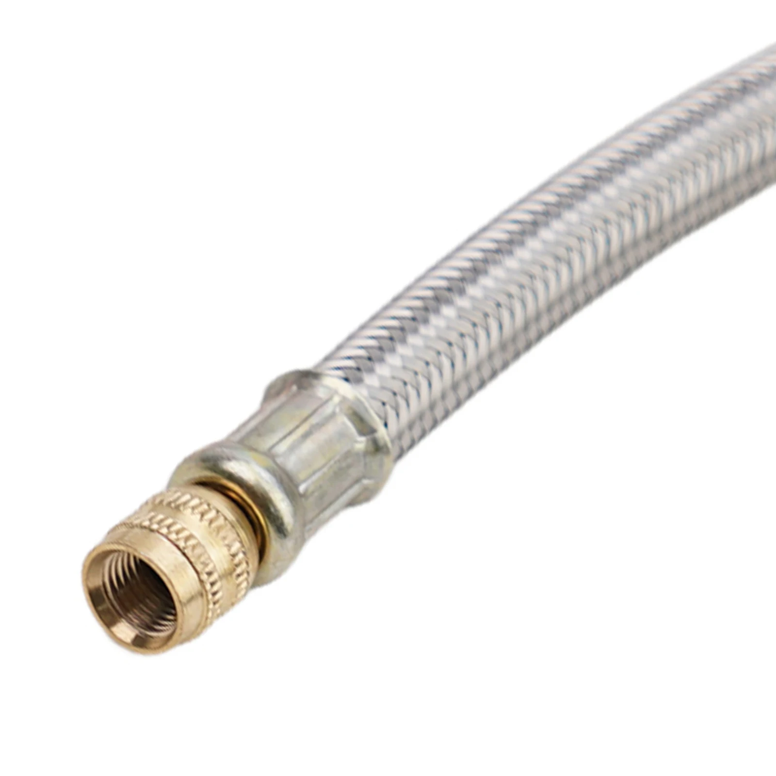 

Dual Wheel Valve Stem Extender 9.8 Inch Stainless Steel Flexible Extension for Truck & RV Tires with Metal Core Remover Tool