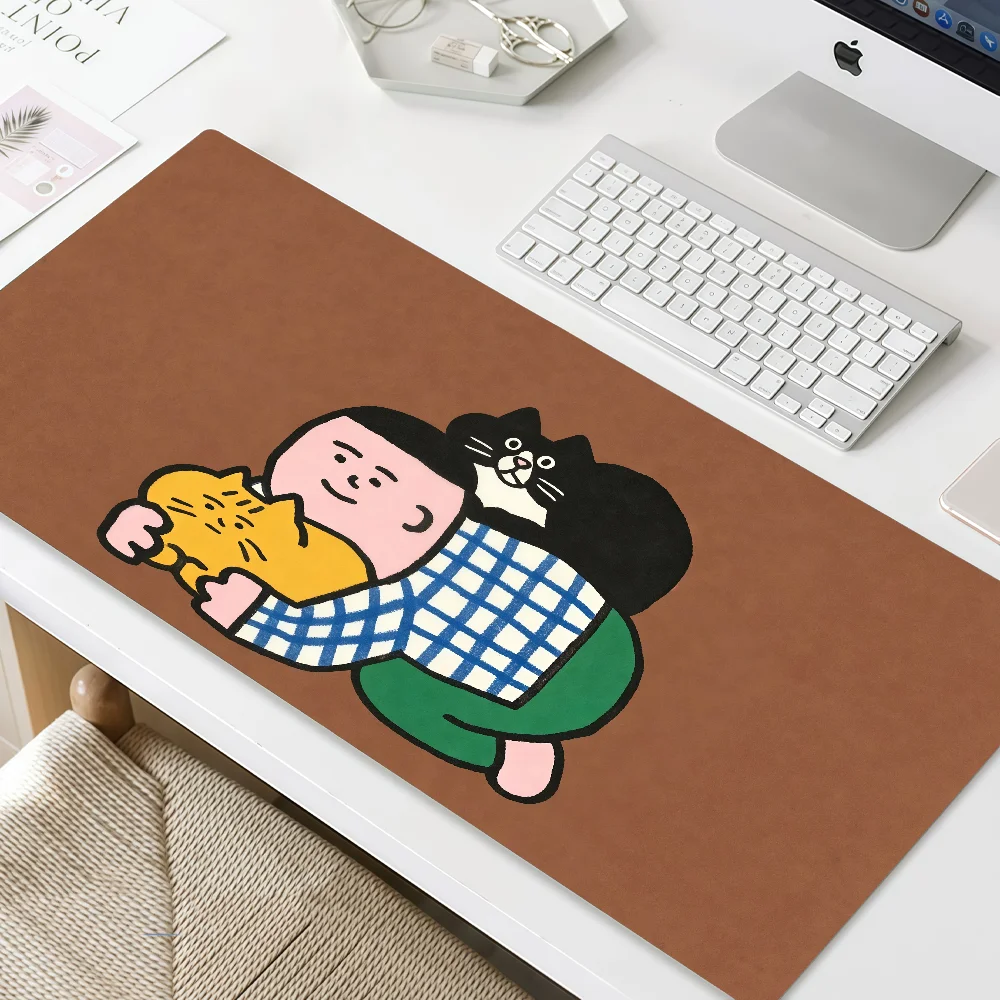 Mouse Pad MousePad Art Non-slip Lockedge Office M-Matsugoda Student Gaming Thickened Large Writing Funny Cute Pad Cushion