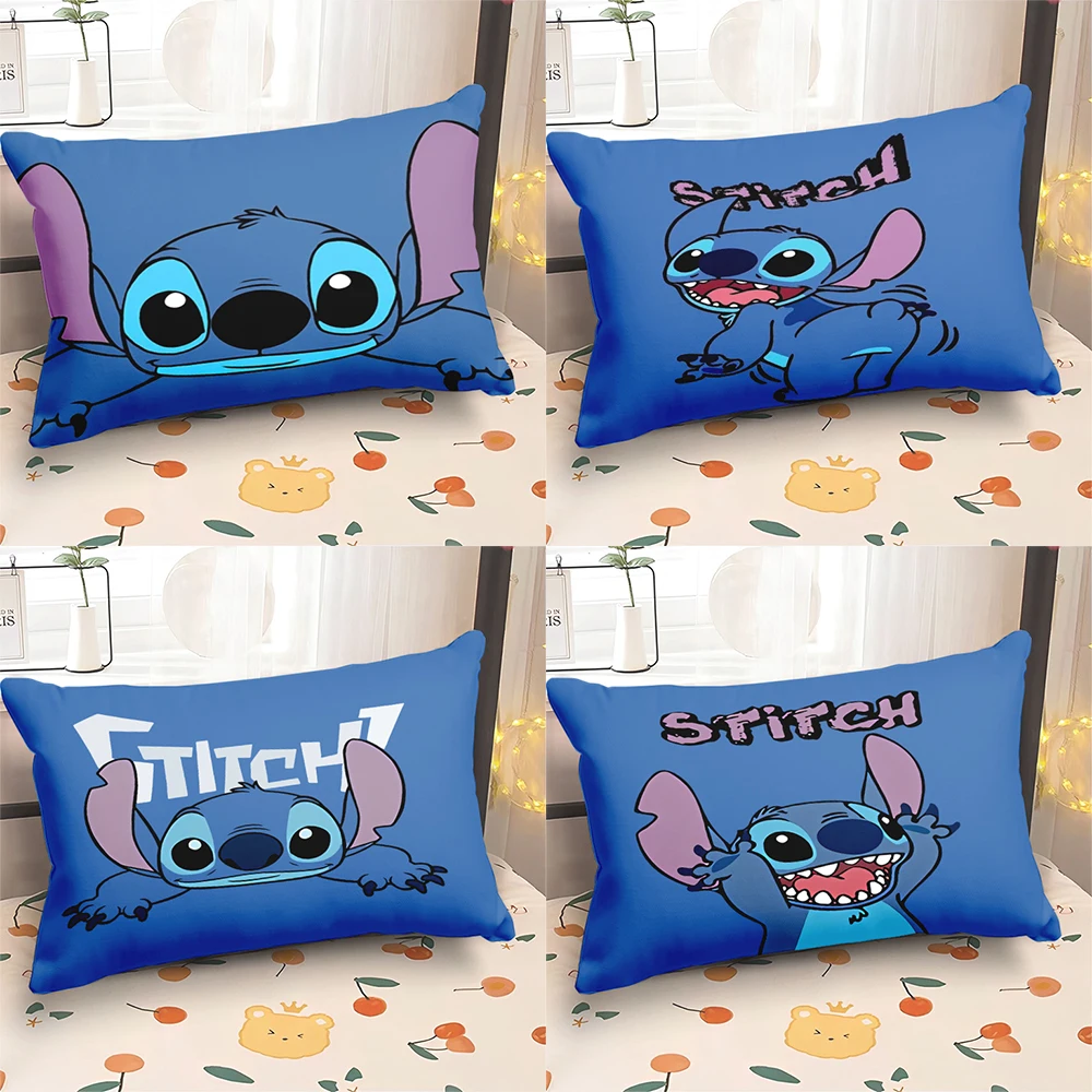 Kawaii Stitch Pillowcase Home Room Decoration Bed Pillow Case Living room sofa Cushion Cover 30x50 40x60 50x70cm